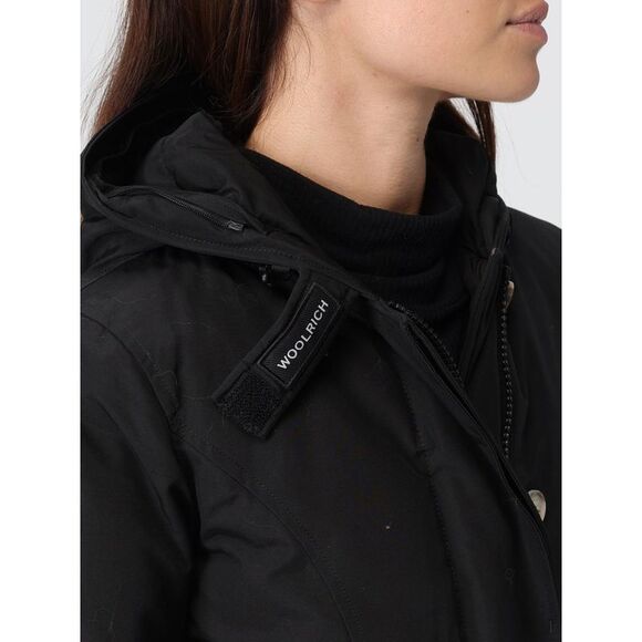 Woolrich Coat Woman Black - Picture 4 of 4